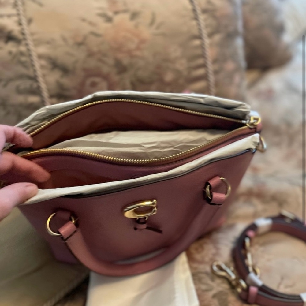 Coach True Pink Remi Satchel